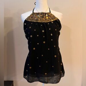 Vintage Charlotte Russe Sequin Halter Top